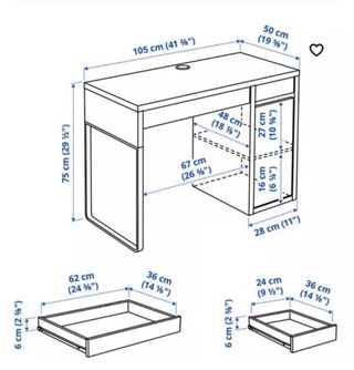 Escritorio Ikea Micke Blanco