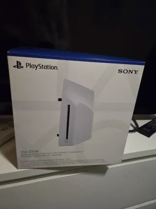 Tapa y caja original sony de unidad de disco ps5