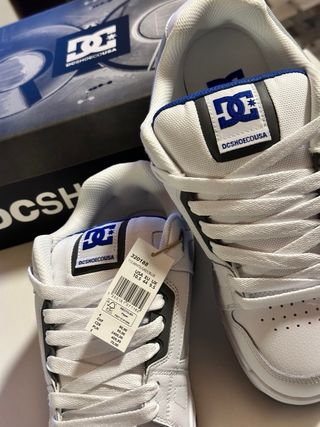 Zapatillas DC Shoes Stag Talla 44 Blancas/Azules/G