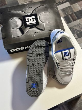 Zapatillas DC Shoes Stag Talla 44 Blancas/Azules/G