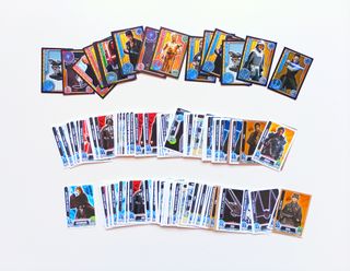 Lote juego cartas Topps Star Wars 150 + - + regalo
