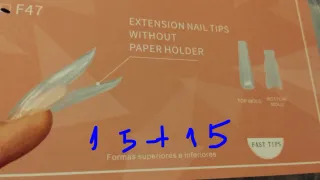 15 Extensiones Uñas F47 Sin Papel