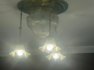 Lámpara antigua principios siglo XX