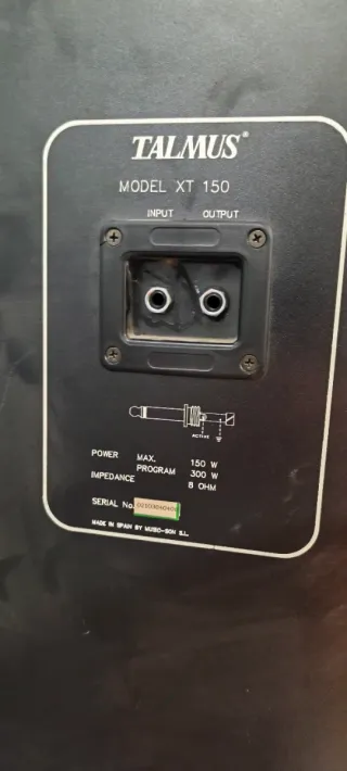 2 Altavoces TALMUS XT 150