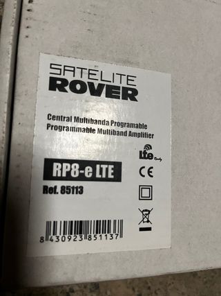 2 centrales Amplific. Programables Satelite Rover