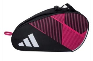 Paletero Pádel Adidas Negro y Rosa