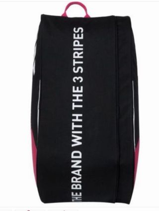 Paletero Pádel Adidas Negro y Rosa