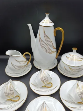 Juego de café porcelana Castro
