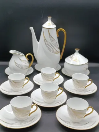 Juego de café porcelana Castro