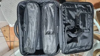 Maletín tipo mochila negro