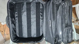 Maletín tipo mochila negro