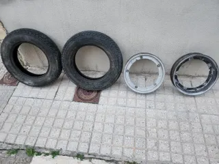 Llantas Vespa (2 Neumáticos y 2 Llantas)