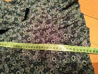 Vestido verde floral