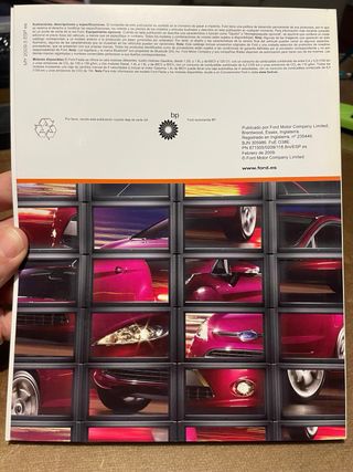 Catálogo Ford Fiesta 2009