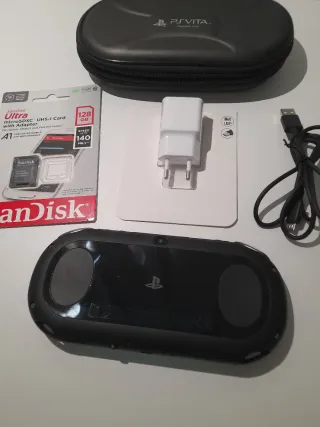 Consola PS Vita Negra + Accesorios