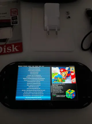 Consola PS Vita Negra + Accesorios