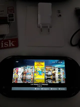 Consola PS Vita Negra + Accesorios