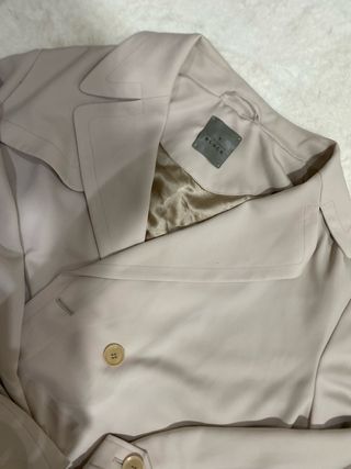 Gabardina Beige Talla XL