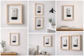 Cuadros decorativos con iPhones retro 