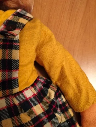 Muñeca de trapo vintage años 60-70