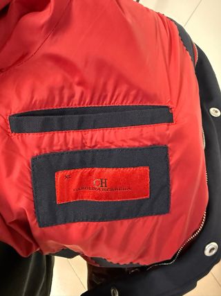 Parka CH Carolina Herrera - Azul Marino/Rojo