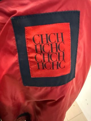 Parka CH Carolina Herrera - Azul Marino/Rojo