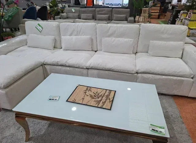 Sofá modular y puff OPORTUNIDAD