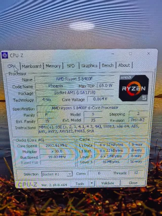 PC Sobremesa Ryzen 5 8400F 16GB DDR5 GTX 1050