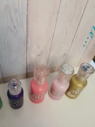 Lote Nuvo Crystal Drops y Stickles