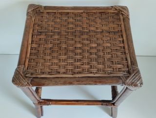 Tavolino Vintage in Bambù/Vimini