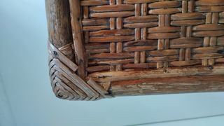 Tavolino Vintage in Bambù/Vimini