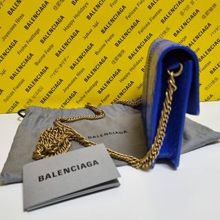 Borsa Balenciaga Blu e Oro
