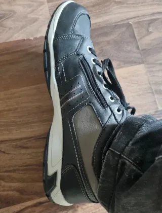 Zapatos de piel hombre negros y grises