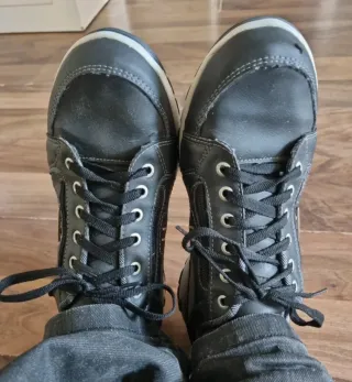 Zapatos de piel hombre negros y grises