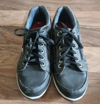 Zapatos de piel hombre negros y grises