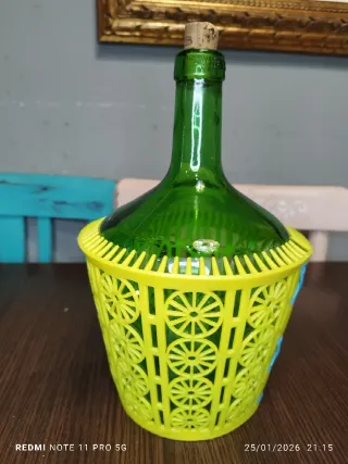 Damajuana Vintage Cristal con Funda