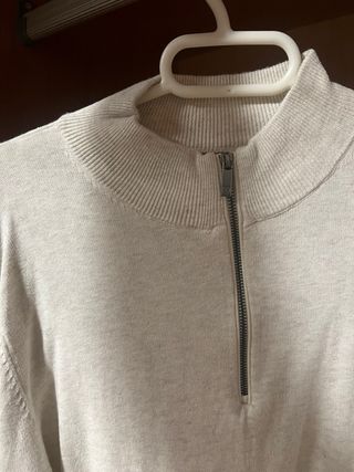 Jersey Álvaro Moreno cremallera beige