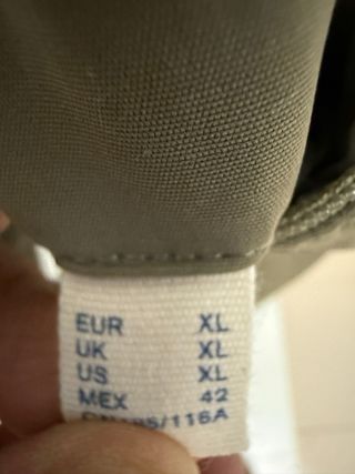 Parka Cortefiel Verde Talla XL