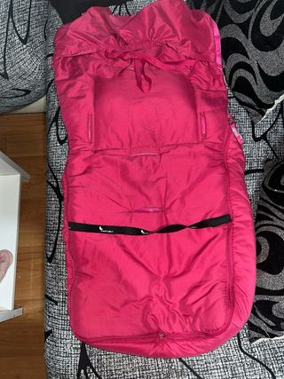 Saco para silla de bebé rosa