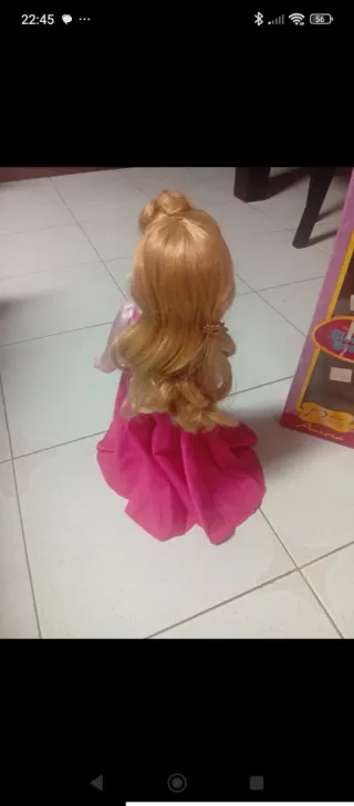 Boneca Aurora Disney Porcelana