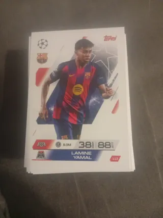 Lamine Yamal 25/26 Topps Carta Futbol
