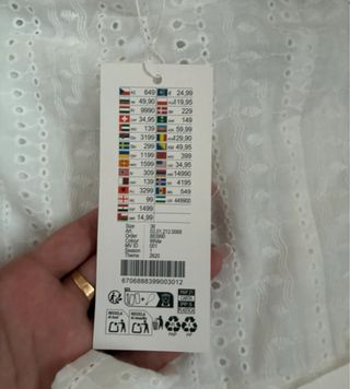 Vestido New Yorker blanco