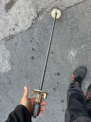 Dywidag 1m con tuercas de encofrado