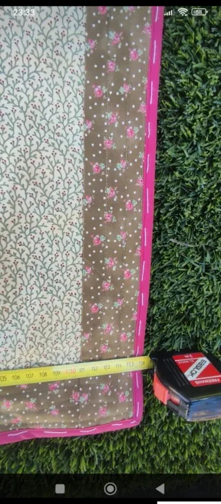 Manta infantil sin terminar