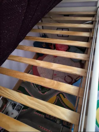 Cama infantil con tobogán