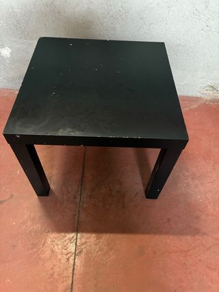 Mesa auxiliar negra Ikea