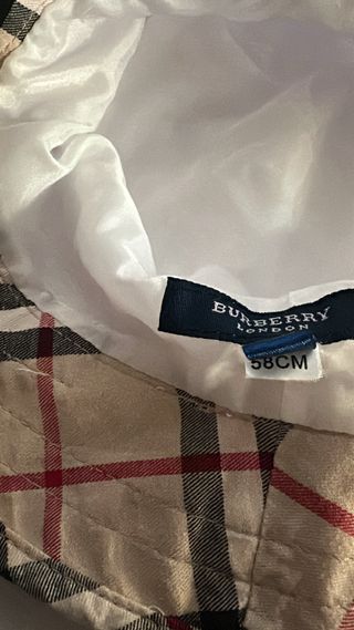 Sombrero Burberry London Talla 58cm Original