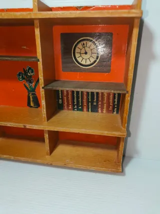Mobiletto Casa Bambole Legno Anni 50-60