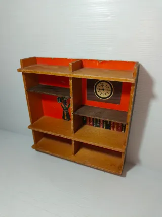 Mobiletto Casa Bambole Legno Anni 50-60