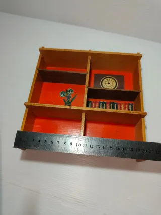 Mobiletto Casa Bambole Legno Anni 50-60